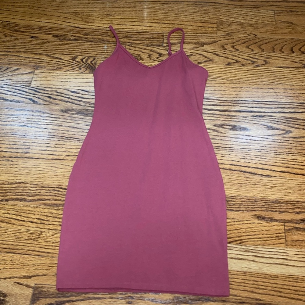 Pink mini dress